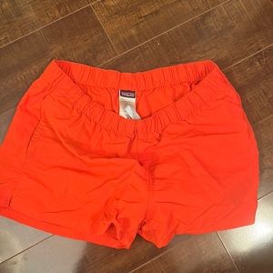Orange/Red Patagonia Athletic Shorts (5’’)